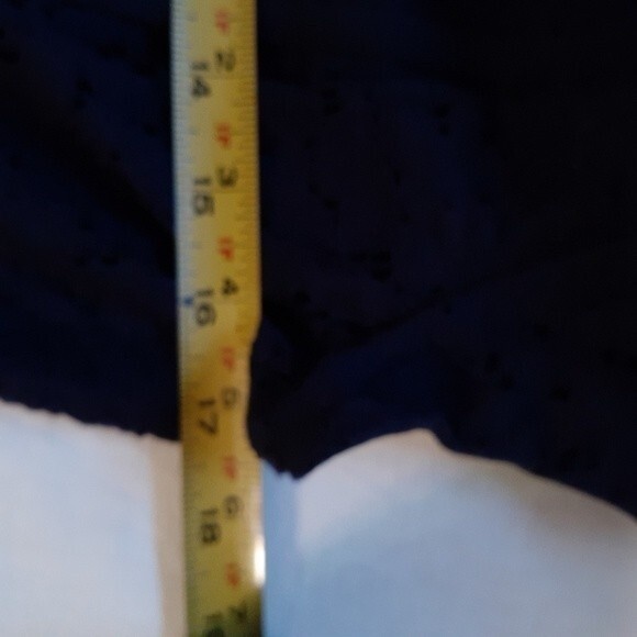 Sandra Darren dress black lace eyelet fitted cocktail dress 10 m party evening - Picture 10 of 12